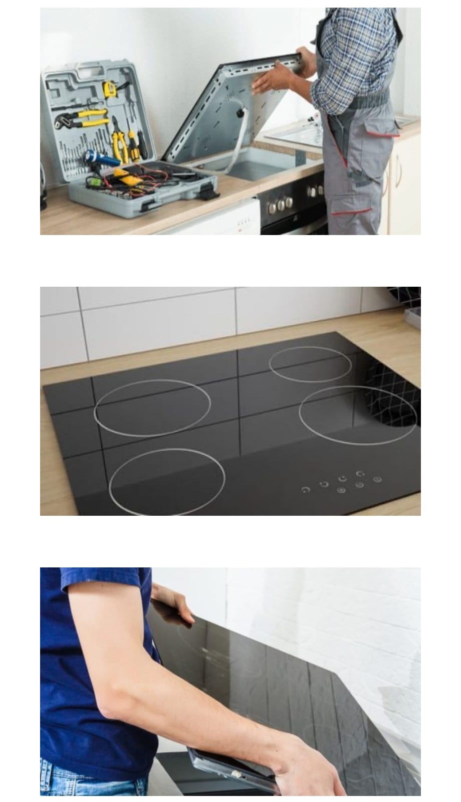 Reparación de hornos, vitrocerámicas, placas de inducción y de gas en MADRID